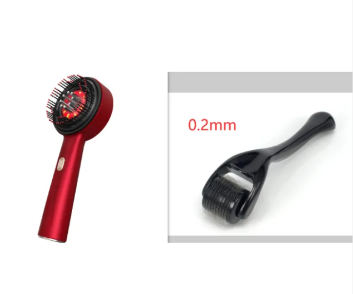 Saint Luxe Sonic Microcurrent Red-Light Therapy Comb